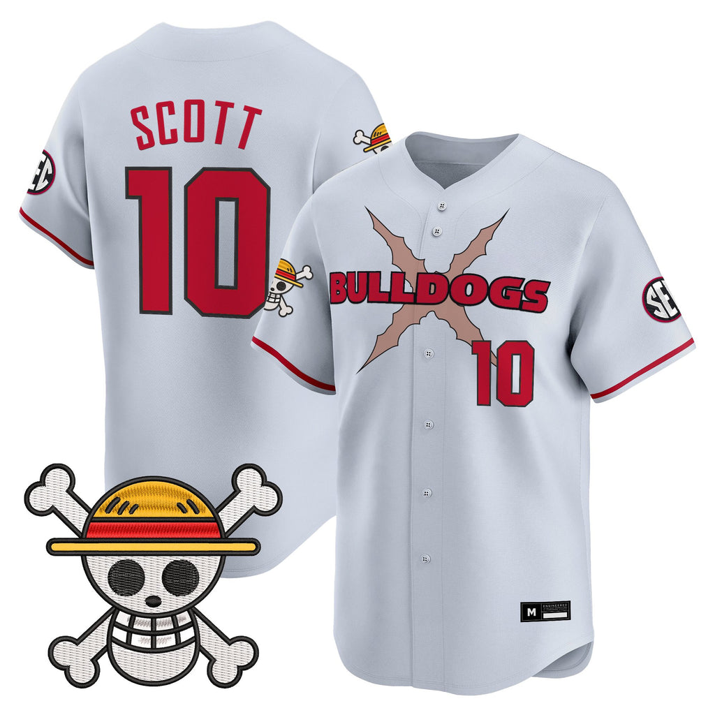 Men's Georgia Bulldogs Baseball x One Piece Vapor Premier Limited Jersey - Stitched