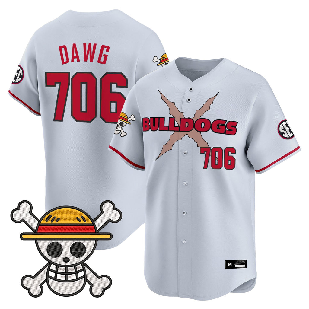 Men's Georgia Bulldogs Baseball x One Piece Vapor Premier Limited Jersey - Stitched