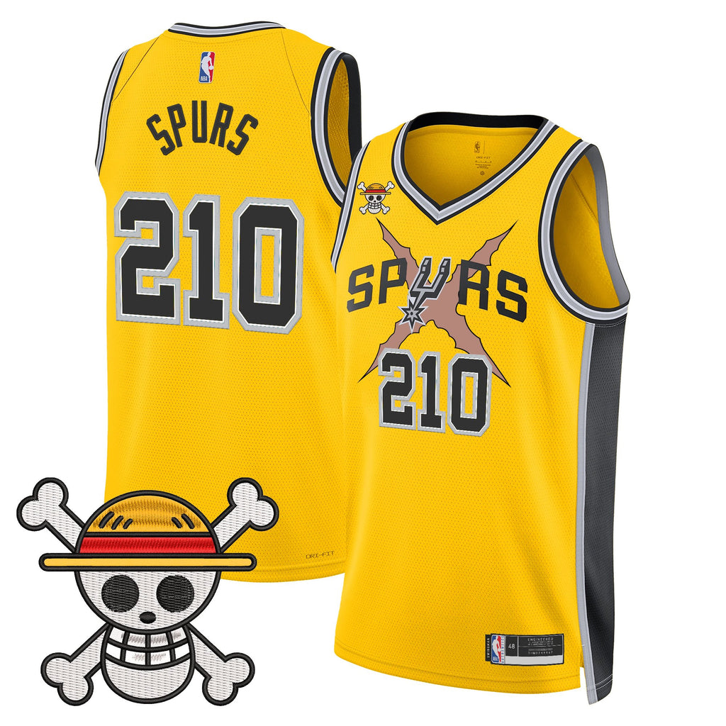 Men's San Antonio Spurs x One Piece Jersey Collection - Stitched