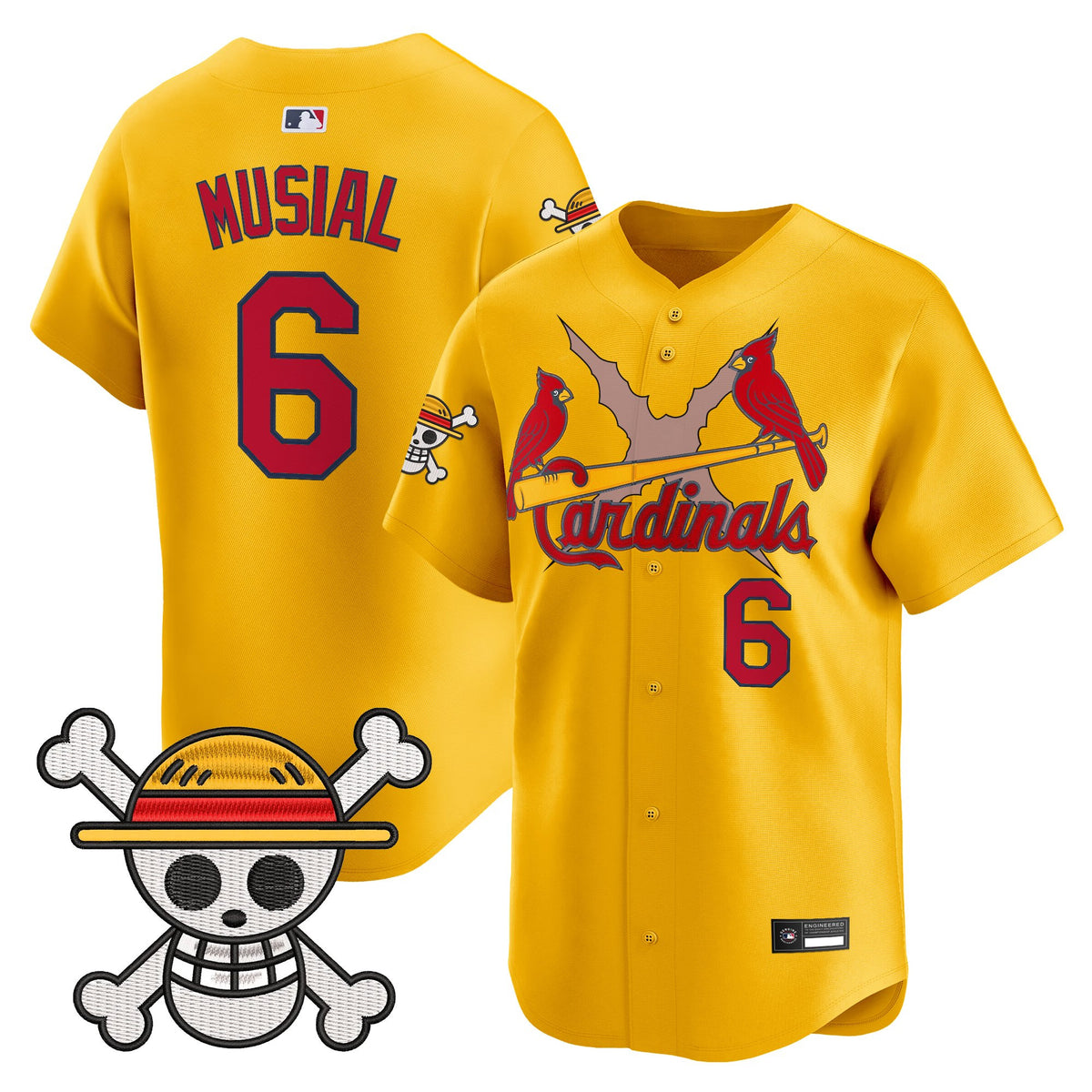 Men's St. Louis Cardinals x One Piece Vapor Premier Limited Jersey - Stitched