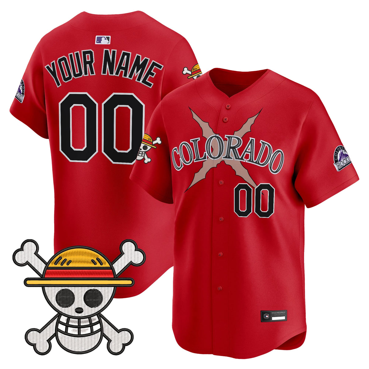 Colorado Rockies x One Piece Vapor Premier Limited Custom Jersey - Stitched