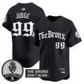 Men's Yankees "The Bronx Gothic" Vapor Premier Limited Jersey - John Sterling Patch - All Stitched