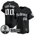 Yankees "The Bronx Gothic" Vapor Premier Limited Custom Jersey - John Sterling Patch - All Stitched