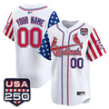St. Louis Cardinals "America 250 Edition" Vapor Premier Limited Custom Jersey - All Stitched