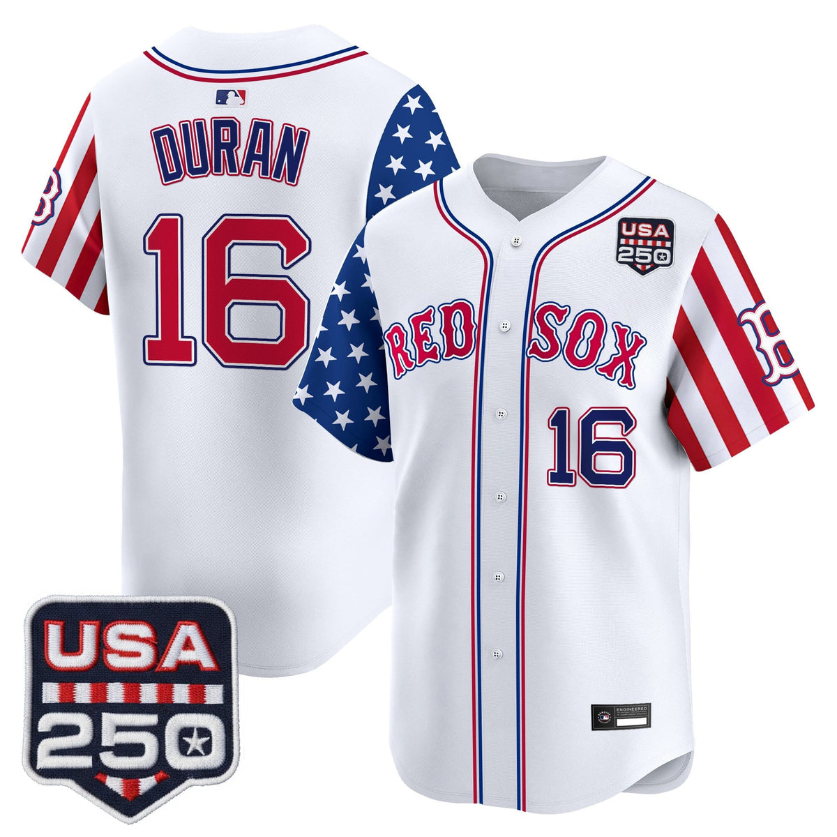 Men's Boston Red Sox "America 250 Edition" Vapor Premier Limited Jersey - All Stitched