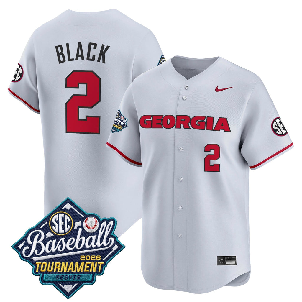 Men's Georgia Bulldogs Baseball Sec Tournament Champions 2026 Vapor Premier Limited Jersey - All Stitched