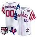 Houston Astros "America 250 Edition" Vapor Premier Limited Custom Jersey - All Stitched