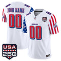 Philadelphia Eagles "America 250 Edition" Vapor Limited Custom Jersey - All Stitched