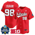 Men's Size - Nebraska Cornhuskers Softball 2026 World Series (WCWS) Vapor Premier Limited Jersey - All Stitched