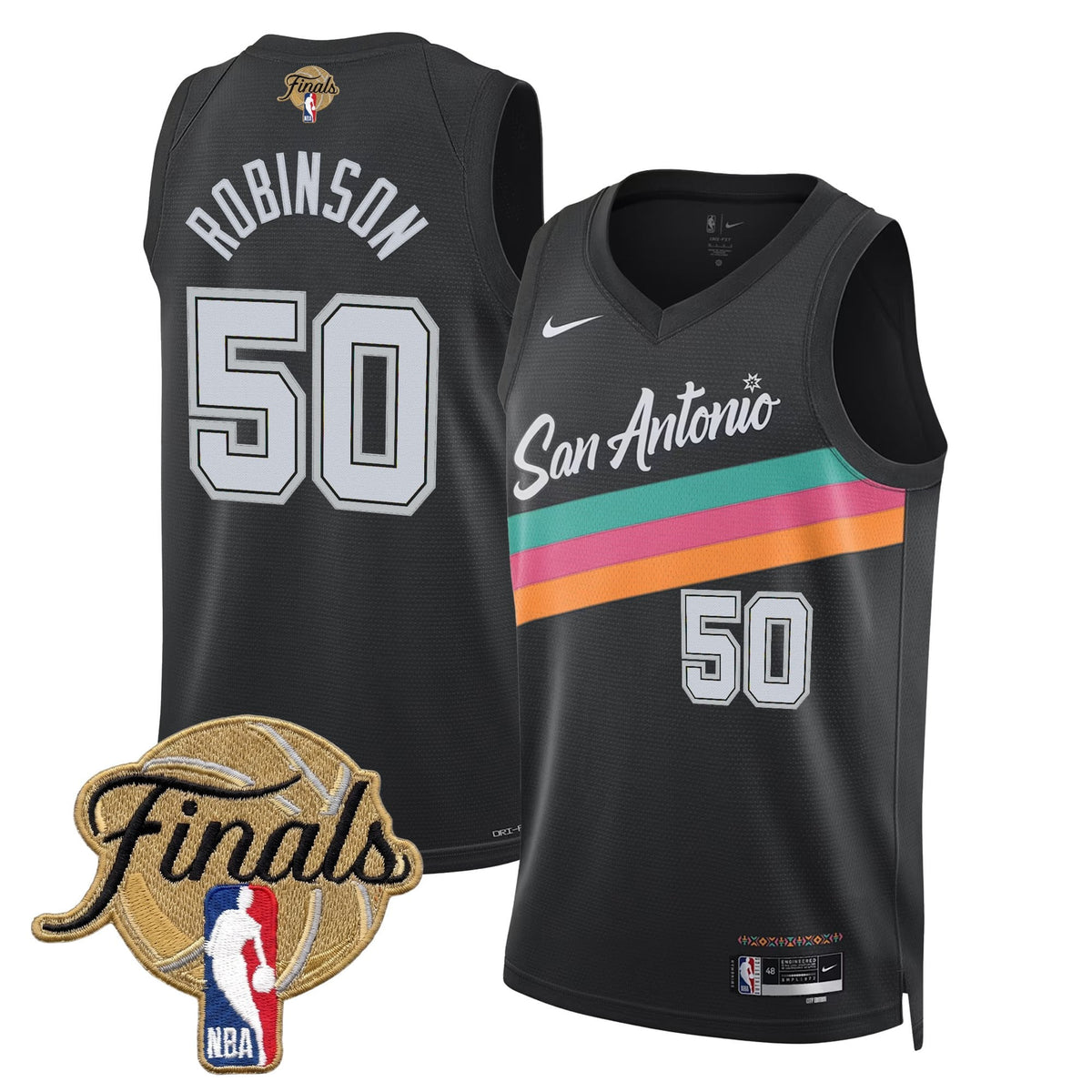 Men's San Antonio Spurs 2026 Finals Swingman Jersey - All Stitched