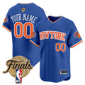 New York Knicks 2026 Finals Vapor Custom Baseball Jersey - All Stitched