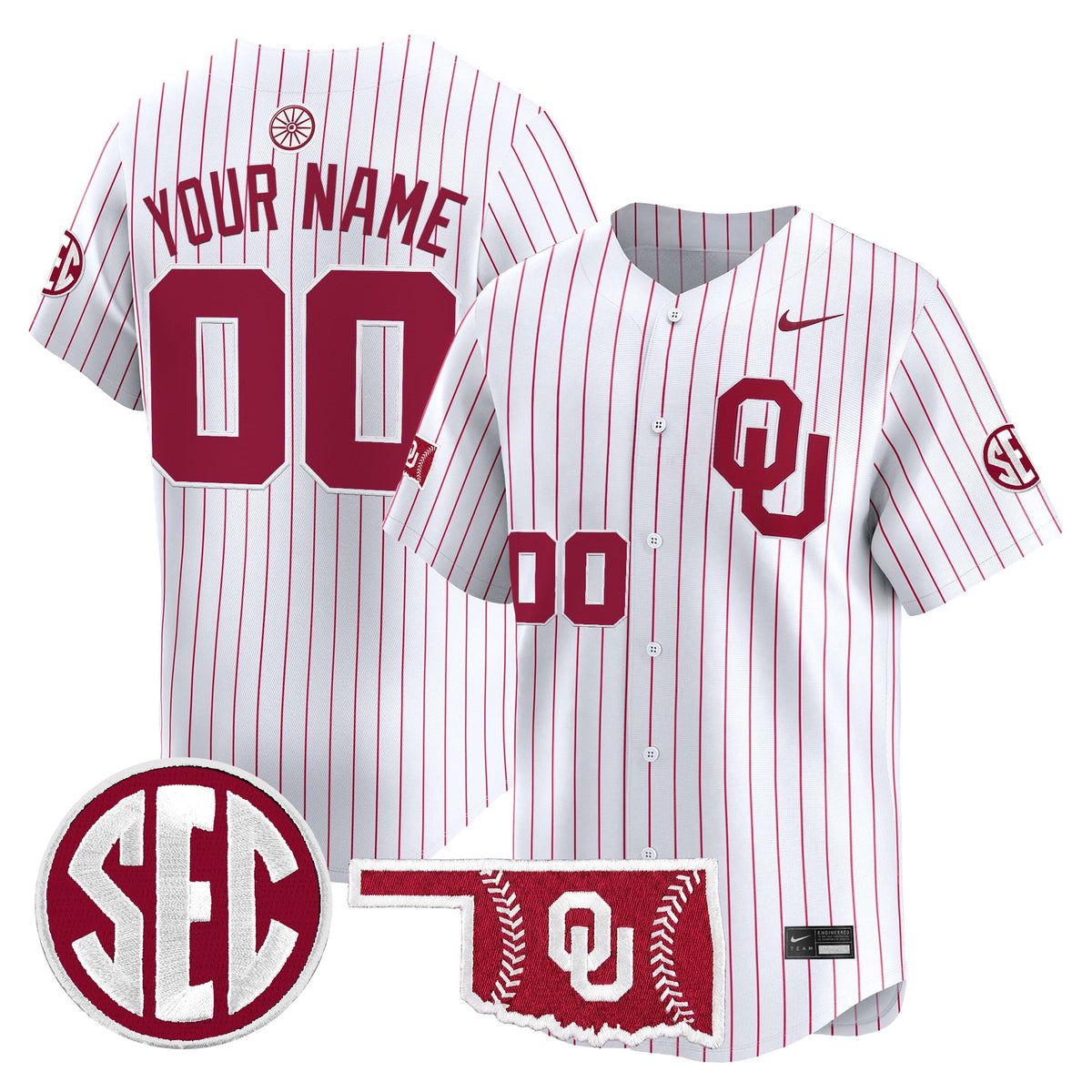Oklahoma Sooners 2026 Vapor Premier Limited Custom Jersey - All Stitched