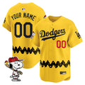 Los Angeles Dodgers x Peanuts Vapor Premier Limited Custom Jersey - Stitched