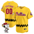 Philadelphia Phillies x Peanuts Vapor Premier Limited Custom Jersey - Stitched