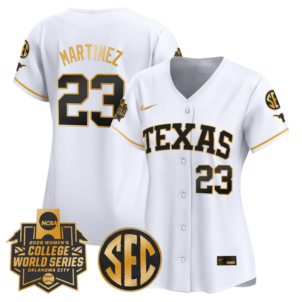 Women's Texas Longhorns Softball 2026 World Series (WCWS) Vapor Premier Limited Jersey - All Stitched
