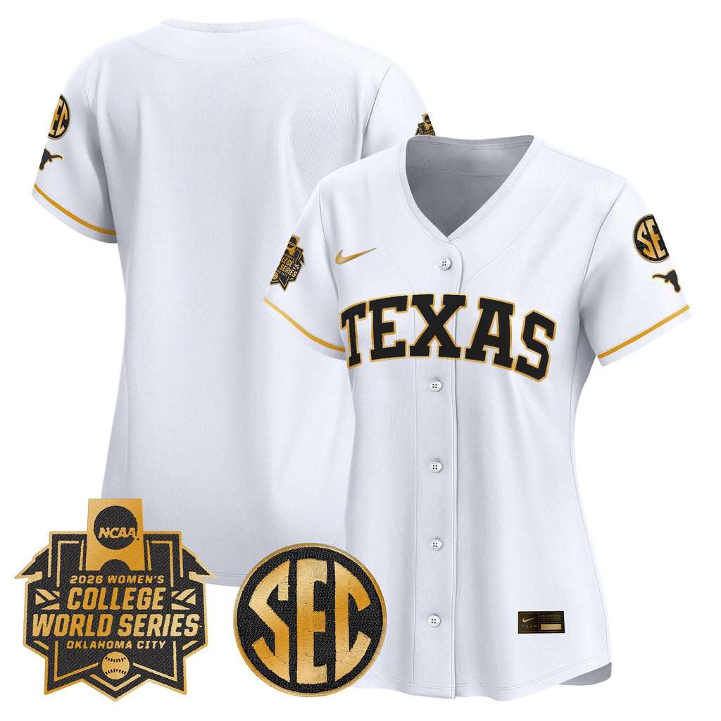 Women's Texas Longhorns Softball 2026 World Series (WCWS) Vapor Premier Limited Jersey - All Stitched