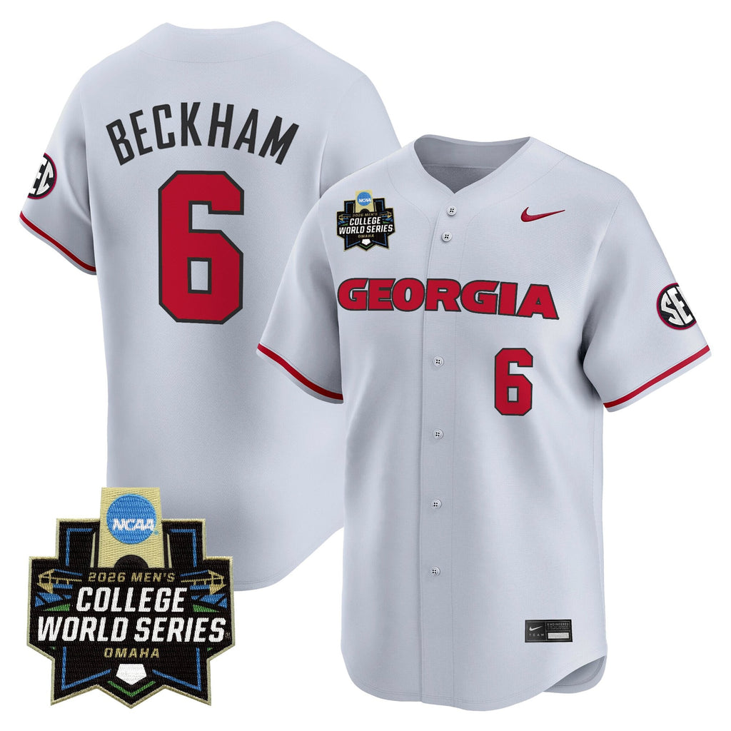 Men's Georgia Bulldogs Baseball 2026 World Series Vapor Premier Limited Jersey - All Stitched