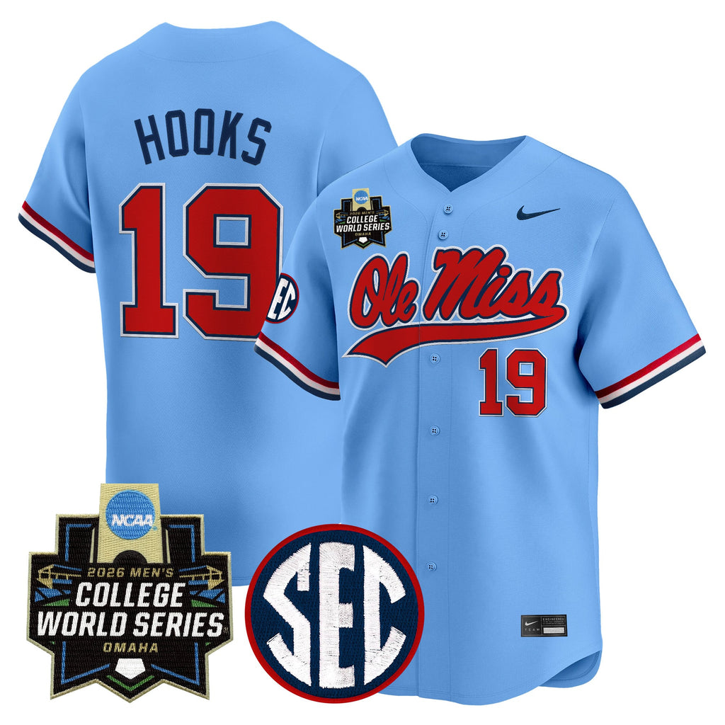 Men's Ole Miss Rebels 2026 World Series Vapor Premier Limited Jersey - All Stitched