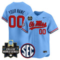 Ole Miss Rebels 2026 World Series Vapor Premier Limited Custom Jersey - All Stitched