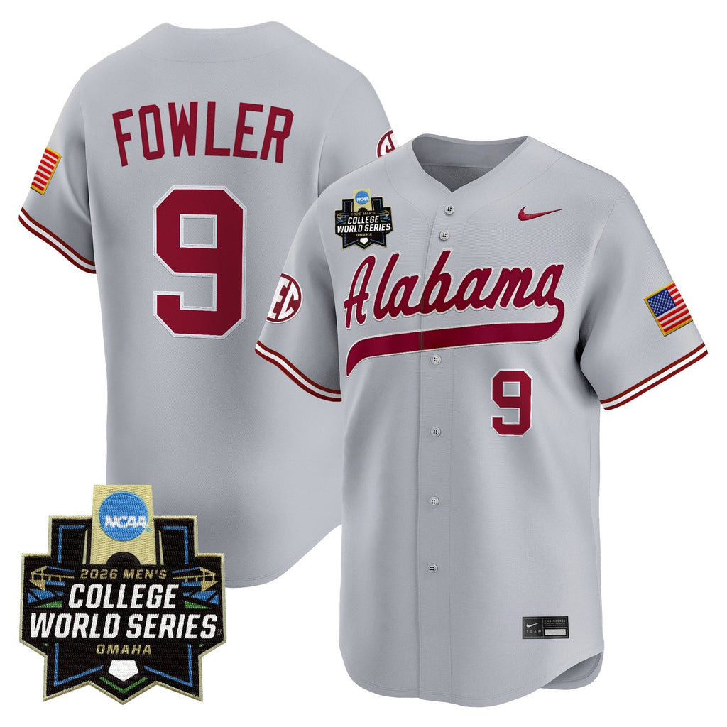 Men's Alabama Crimson Tide 2026 World Series Vapor Premier Limited Jersey - All Stitched