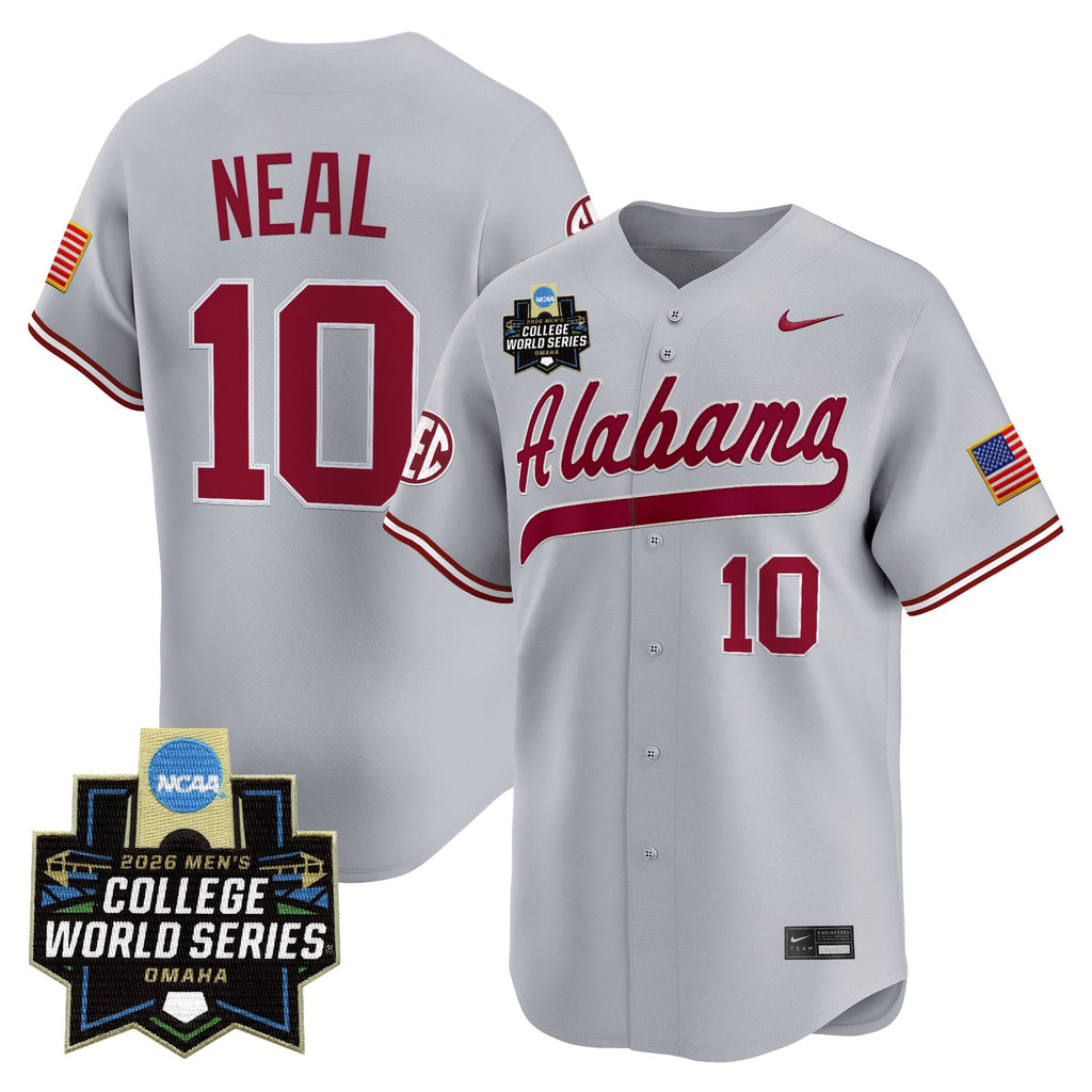 Men's Alabama Crimson Tide 2026 World Series Vapor Premier Limited Jersey - All Stitched