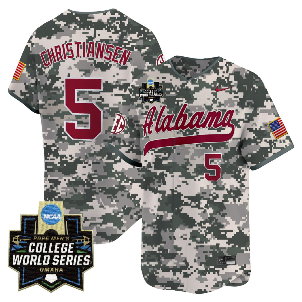 Men's Alabama Crimson Tide 2026 World Series Vapor Premier Limited Jersey - All Stitched