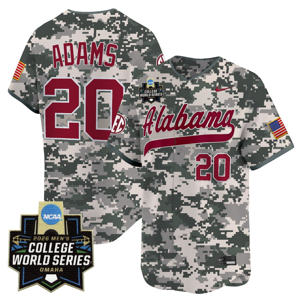 Men's Alabama Crimson Tide 2026 World Series Vapor Premier Limited Jersey - All Stitched