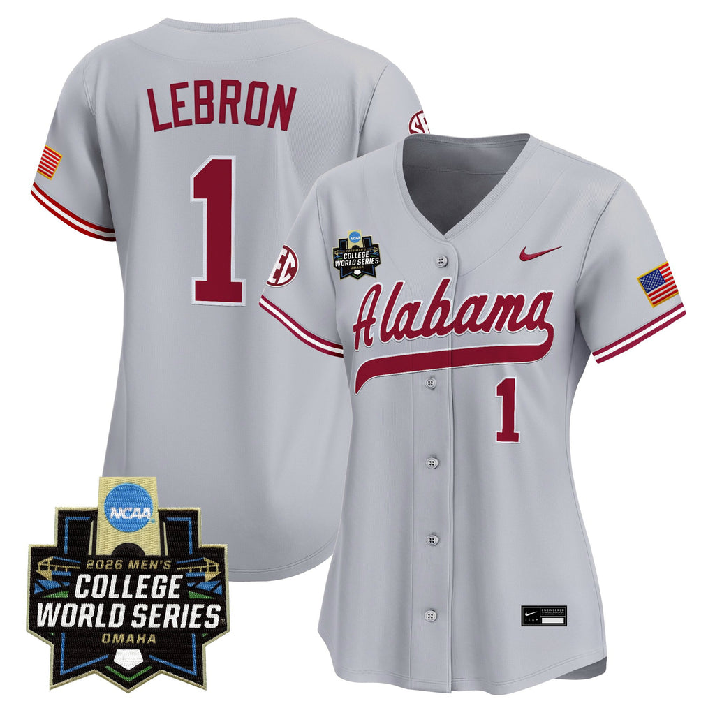 Women's Alabama Crimson Tide 2026 World Series Vapor Premier Limited Jersey - All Stitched