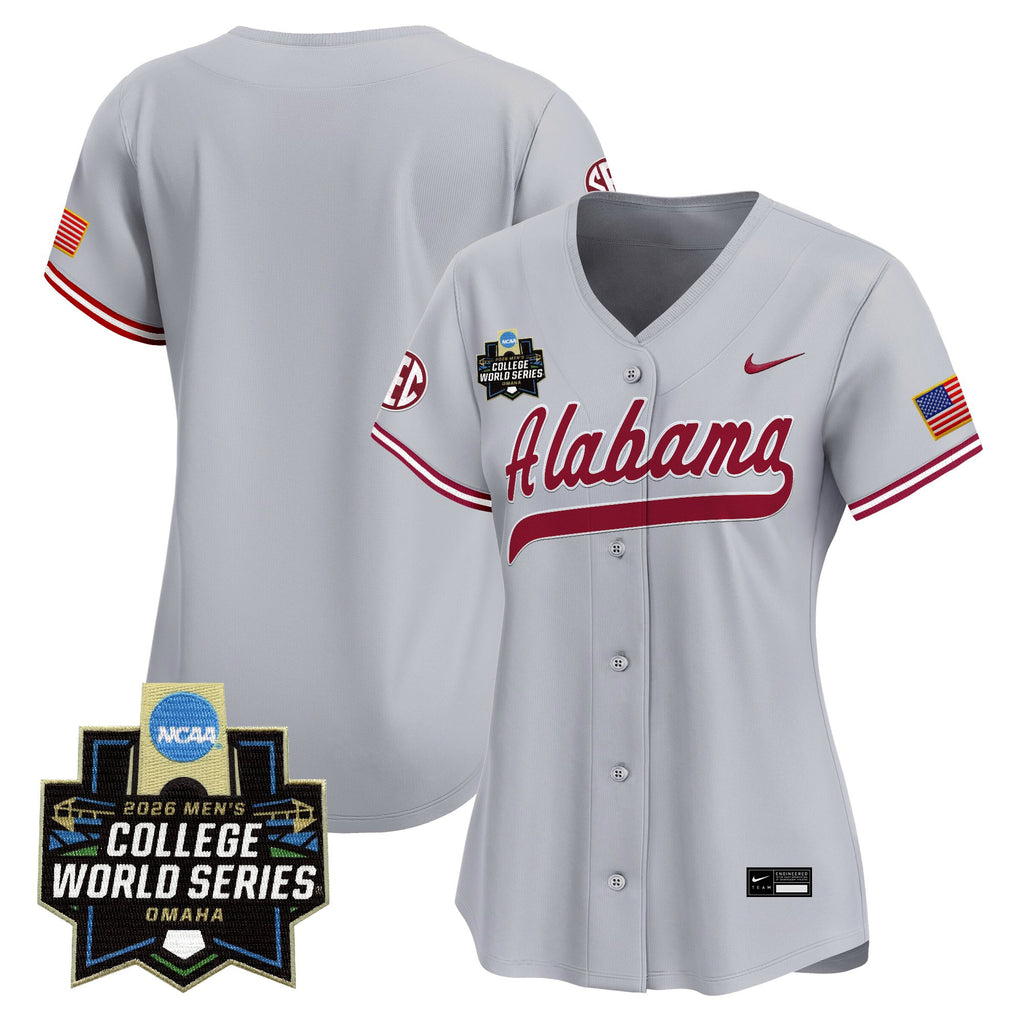 Women's Alabama Crimson Tide 2026 World Series Vapor Premier Limited Jersey - All Stitched