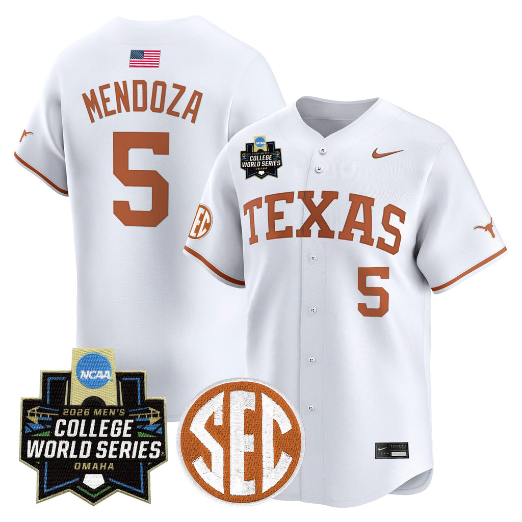 Men's Texas Longhorns 2026 World Series Vapor Premier Limited Jersey V2 - All Stitched
