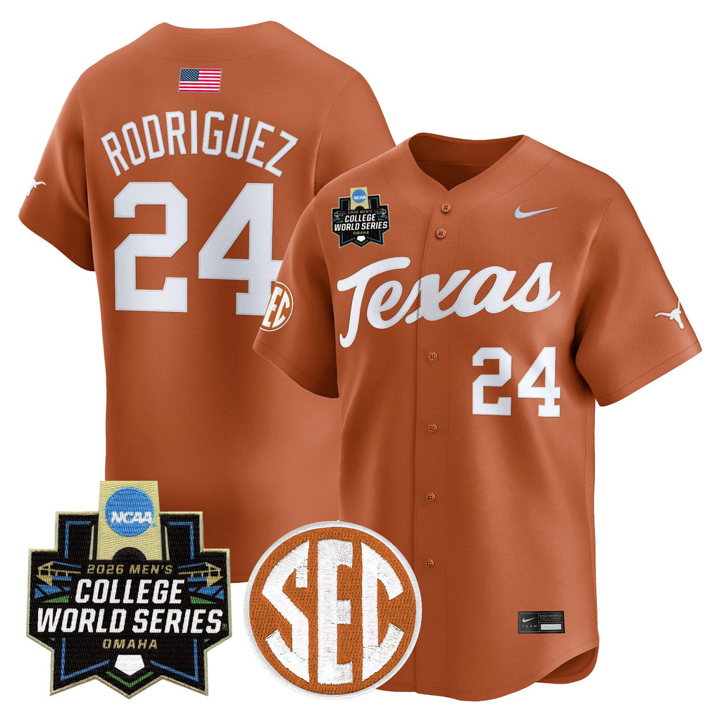 Men's Texas Longhorns 2026 World Series Vapor Premier Limited Jersey V2 - All Stitched