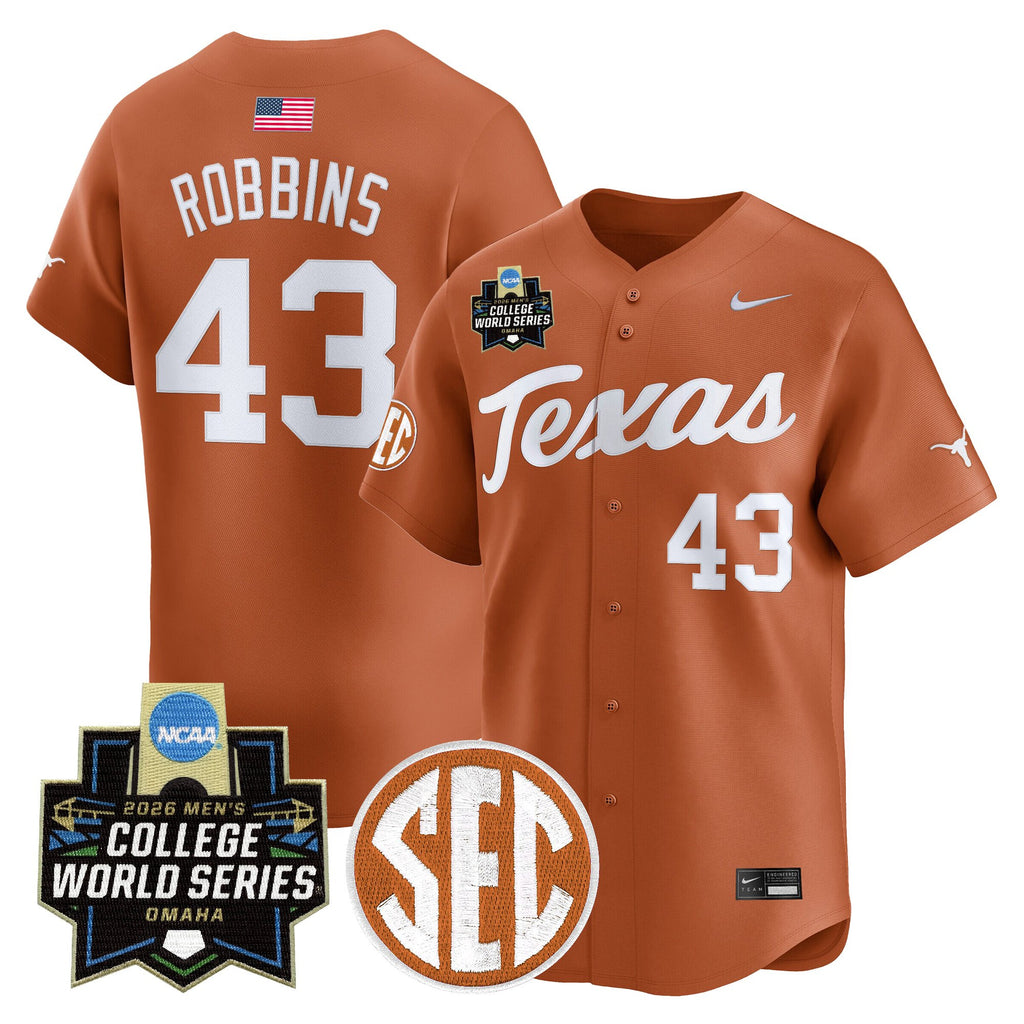 Men's Texas Longhorns 2026 World Series Vapor Premier Limited Jersey V2 - All Stitched