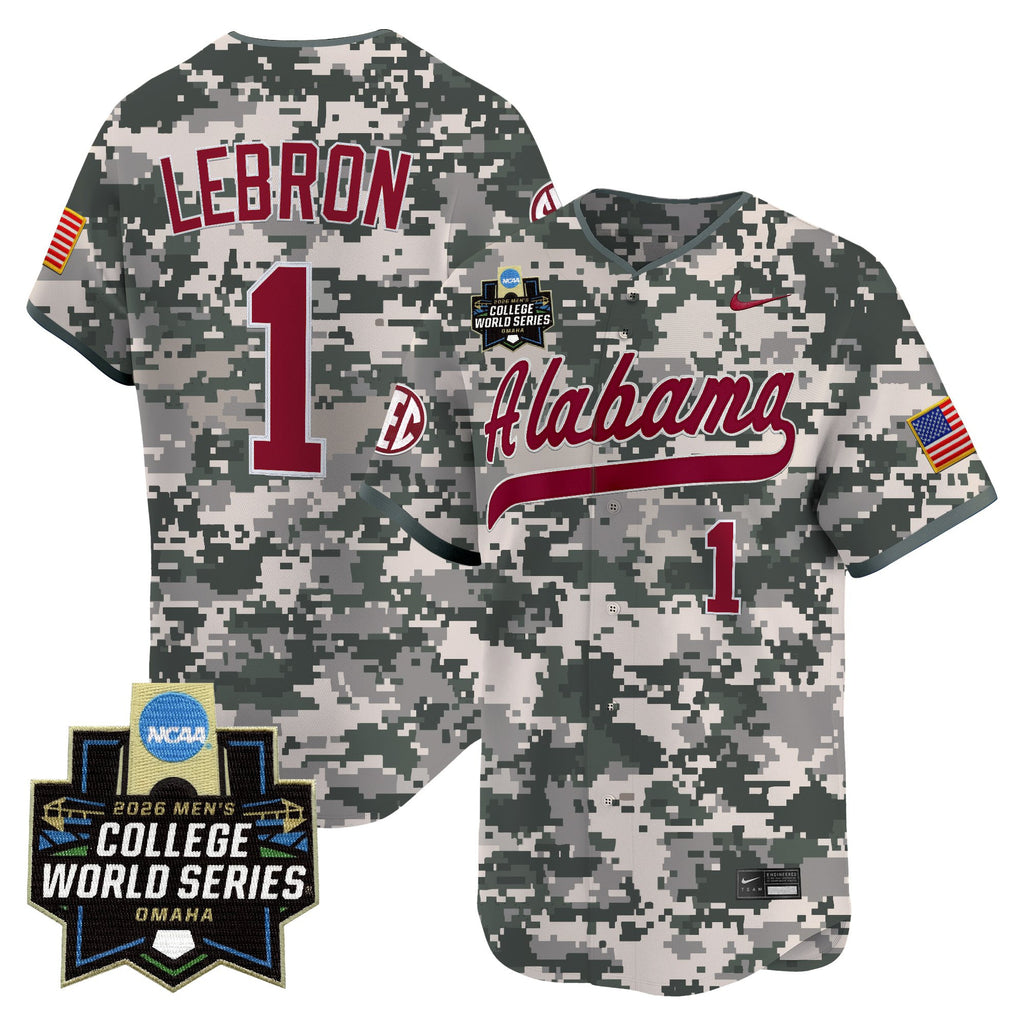 Men's Alabama Crimson Tide 2026 World Series Vapor Premier Limited Jersey V2 - All Stitched