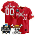 North Carolina Tar Heels 2026 World Series x One Piece Vapor Premier Limited Custom Jersey - All Stitched