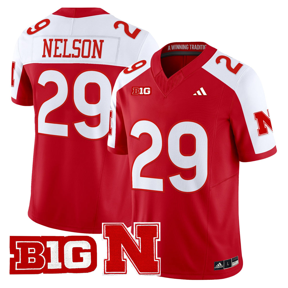 Men's Nebraska Cornhuskers 2026 Vapor Limited Jersey - All Stitched