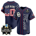 Oklahoma Sooners 2026 World Series "America 250 Edition" Vapor Premier Limited Custom Jersey V2 - All Stitched