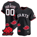 San Francisco Giants x Naruto "Akatsuki Edition" Vapor Premier Limited Custom Jersey - Stitched