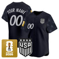 USMNT 2026 World Cup Vapor Custom Baseball Jersey - Stitched