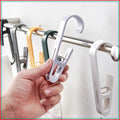 Large Clothes Pins Towel Clips, 8 Pcs Multipurpose Clips Hook, Strong Plastic Clothes Hanger S Hook for Shower Curtain Laundry